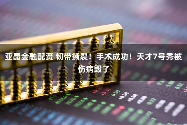 亚晶金融配资 韧带撕裂！手术成功！天才7号秀被伤病毁了